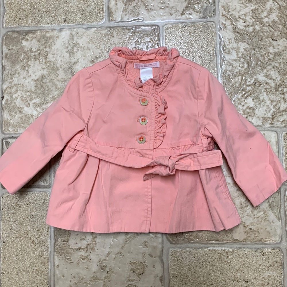 Janie and Jack  flower button jacket